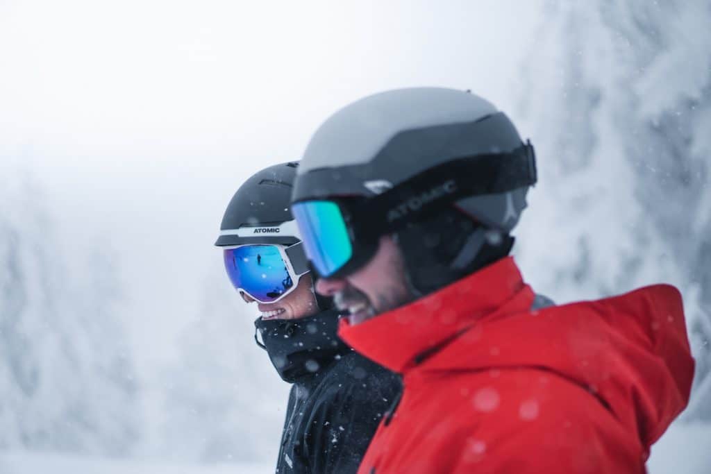 masque de ski photochromique.